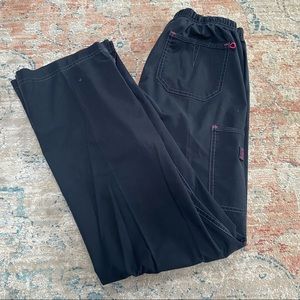 Black Wonderwink Scrub Pants